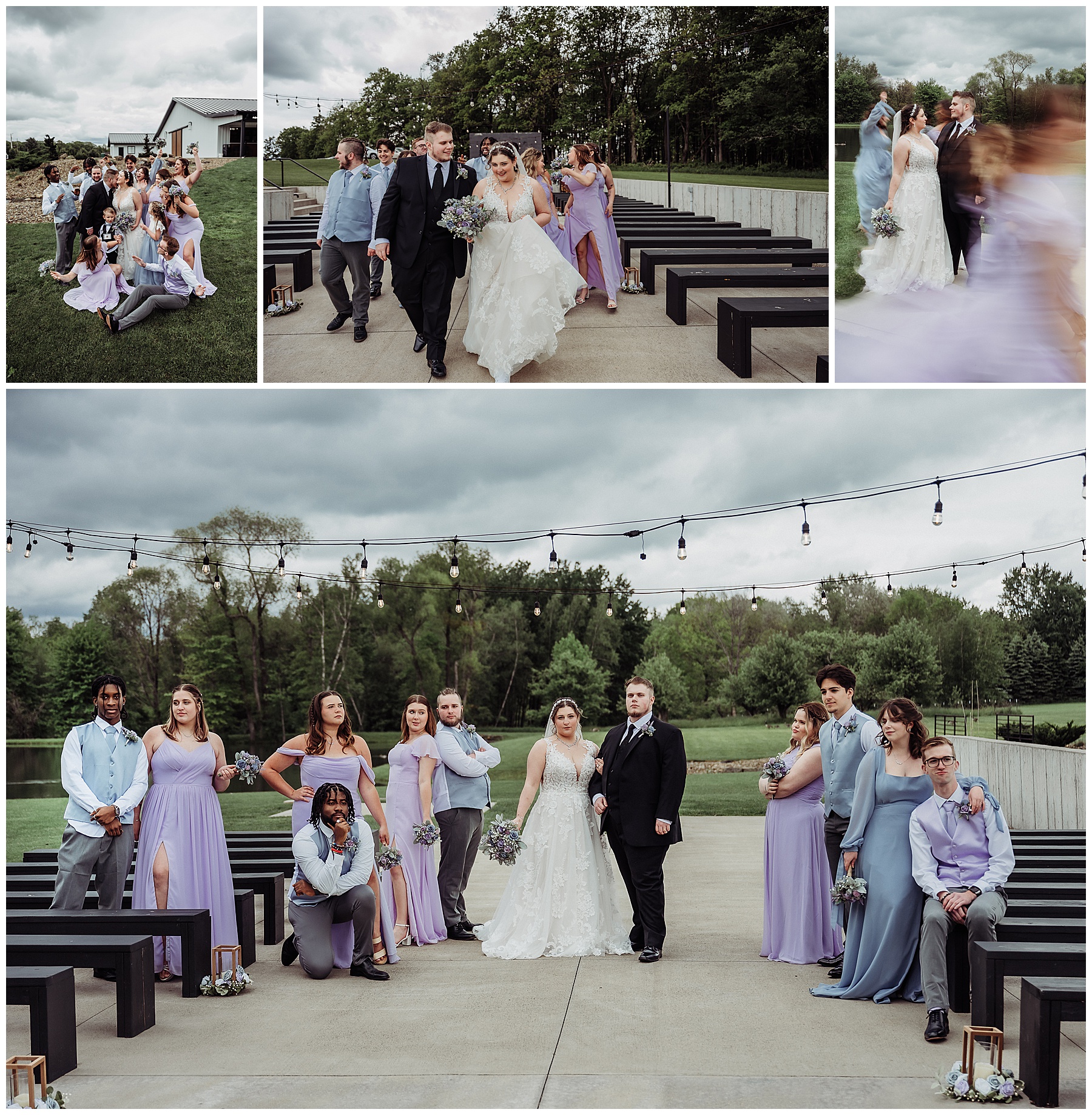 Bridal Party Portraits at The Harper in Meadville, PA