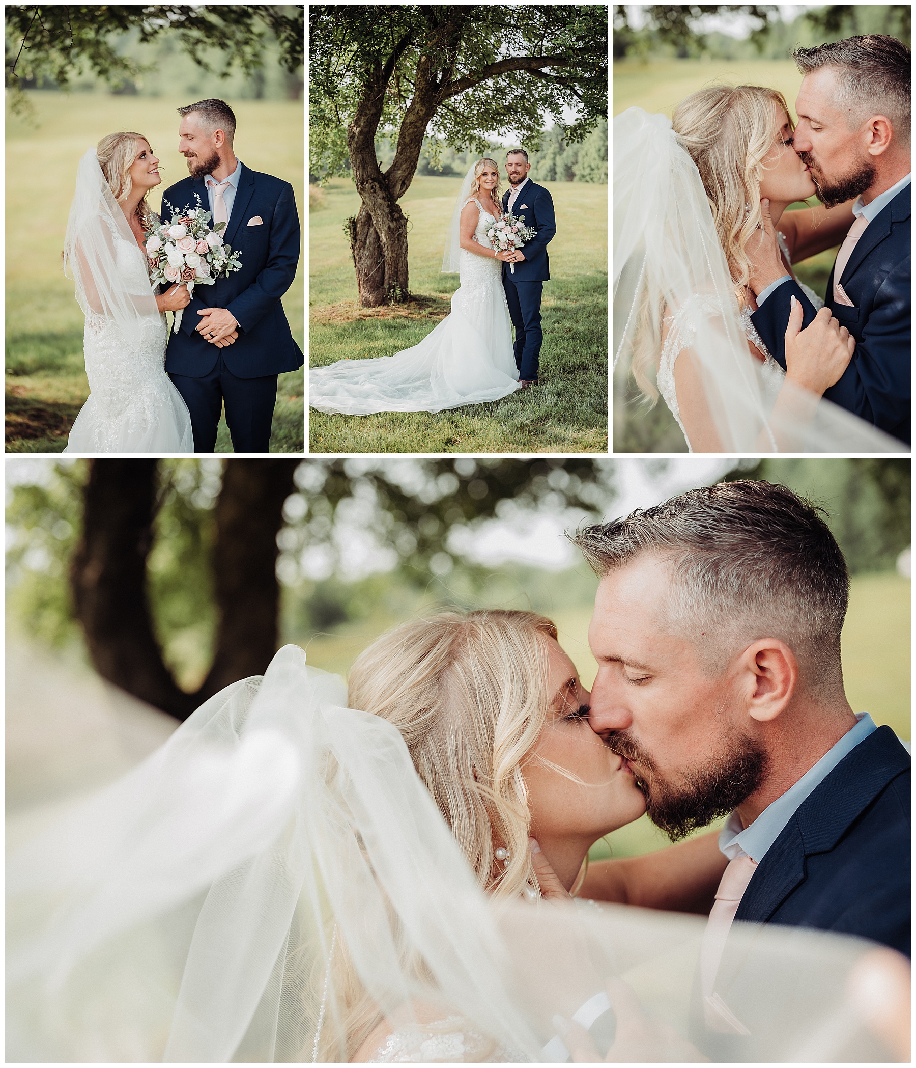 Morning Glory Inn Wedding couple