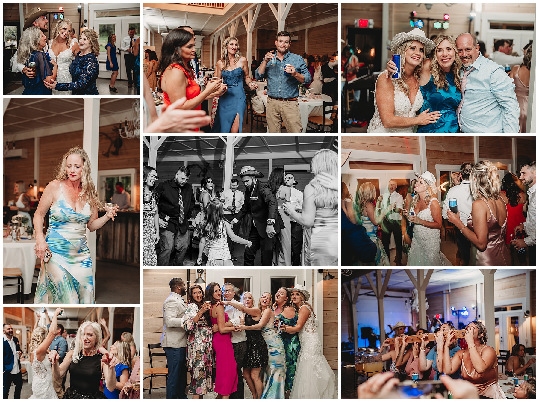 Reception at the Morning Glory Inn Barn