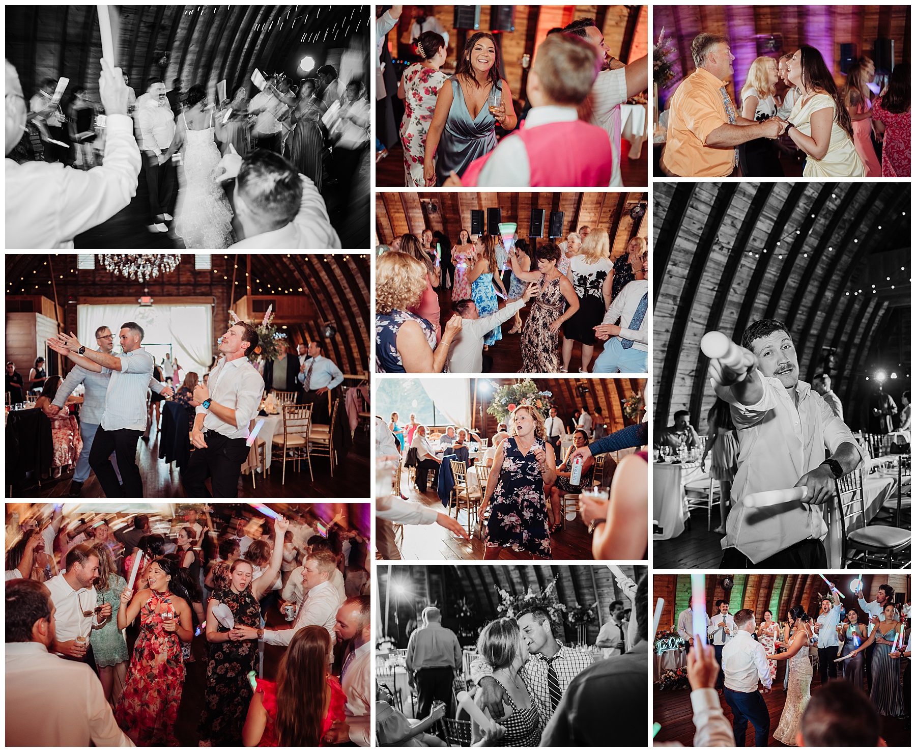 Party photos at Irons Mill Wedding Venue