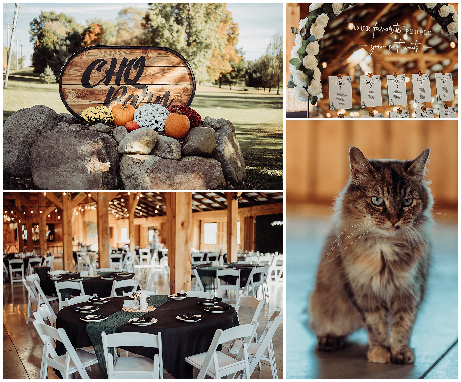 CHQ barn reception details