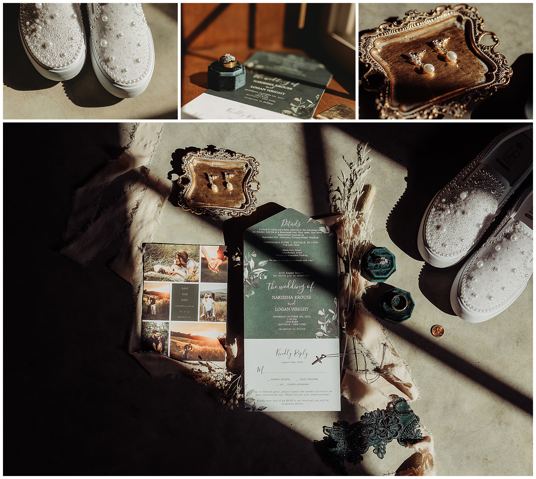 Details for Fall Wedding at CHQ Barn