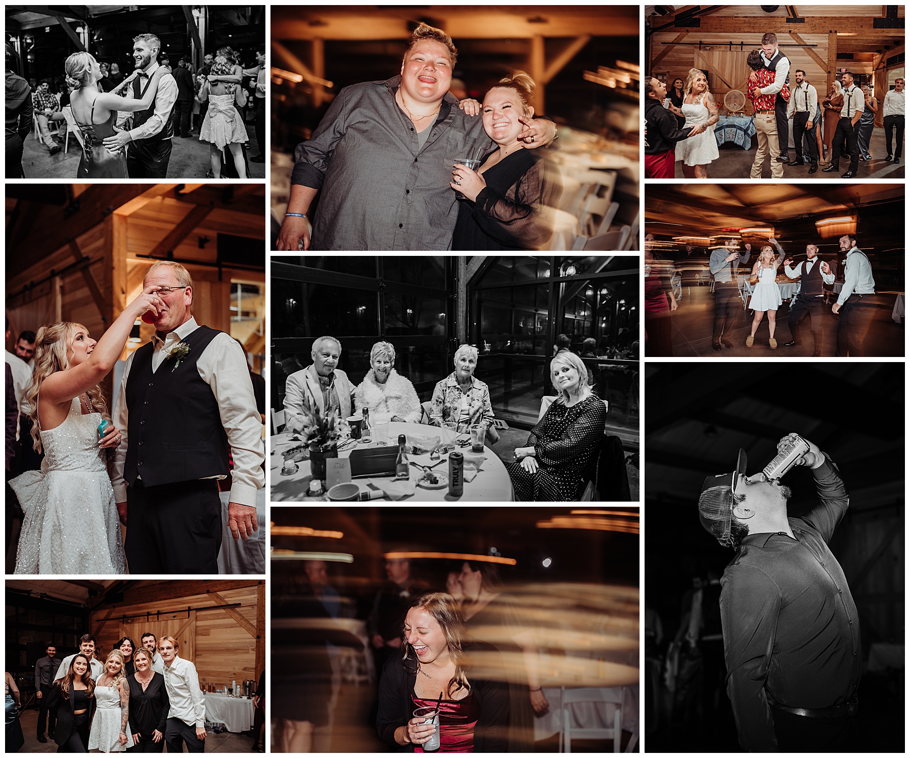 Reception at Timber Haven Wedding on Cable Hollow Golf Course
