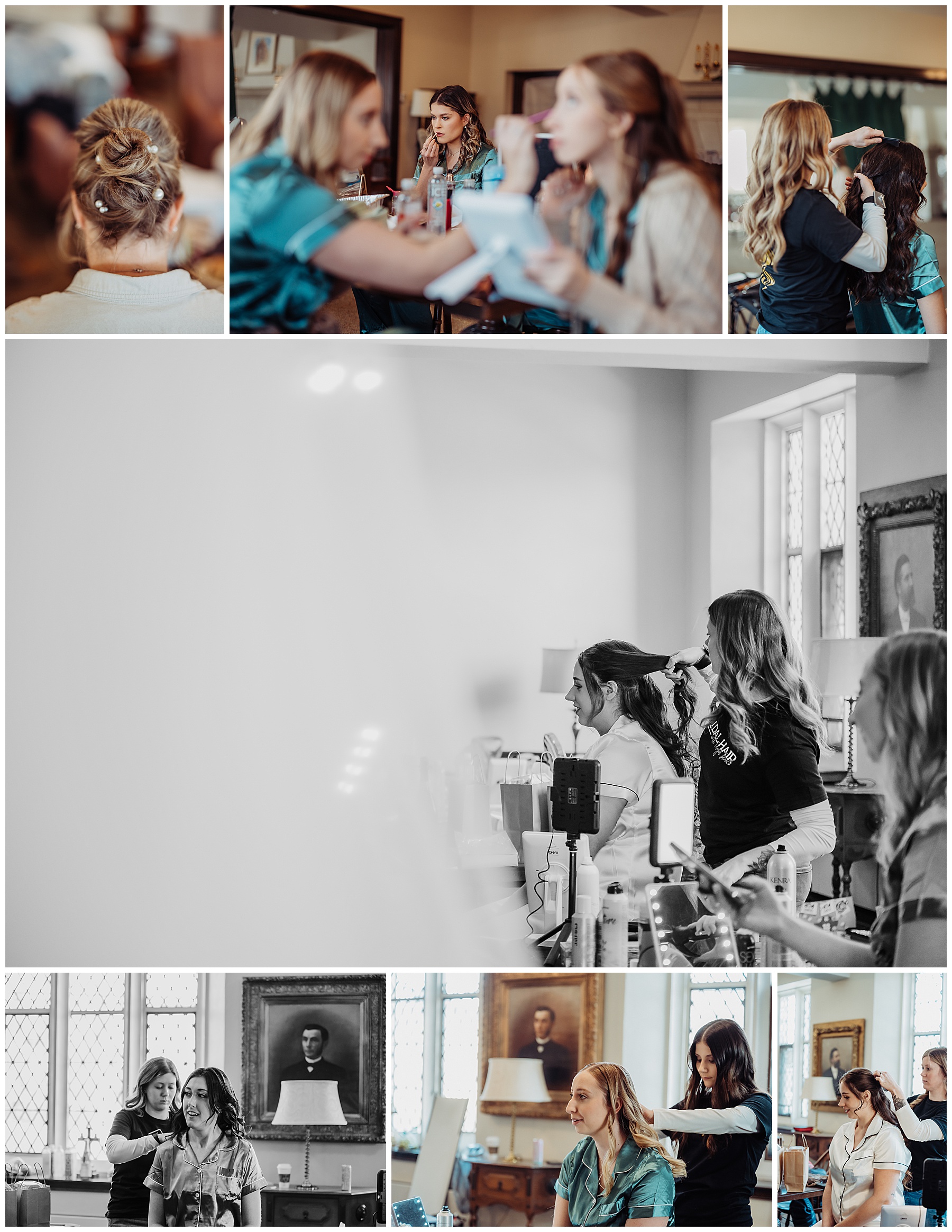 Winter Wedding Prep Photos