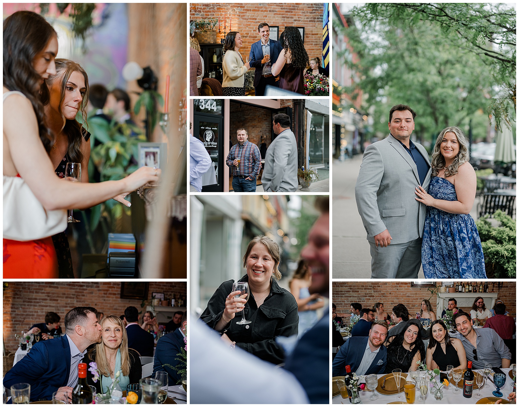 Guests mingling at Twig & Vine