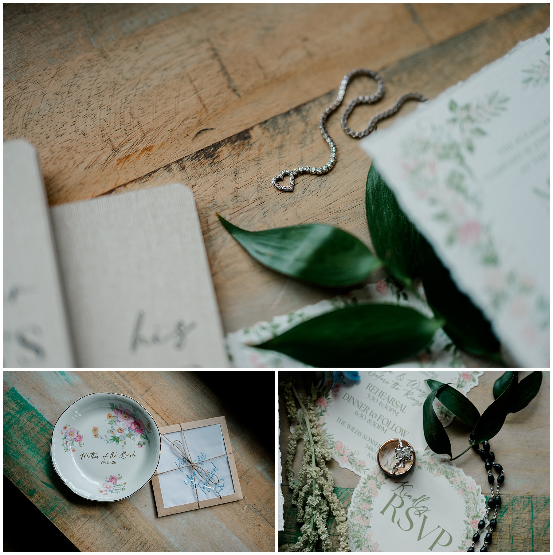 Gifts given and received on the day of the wedding