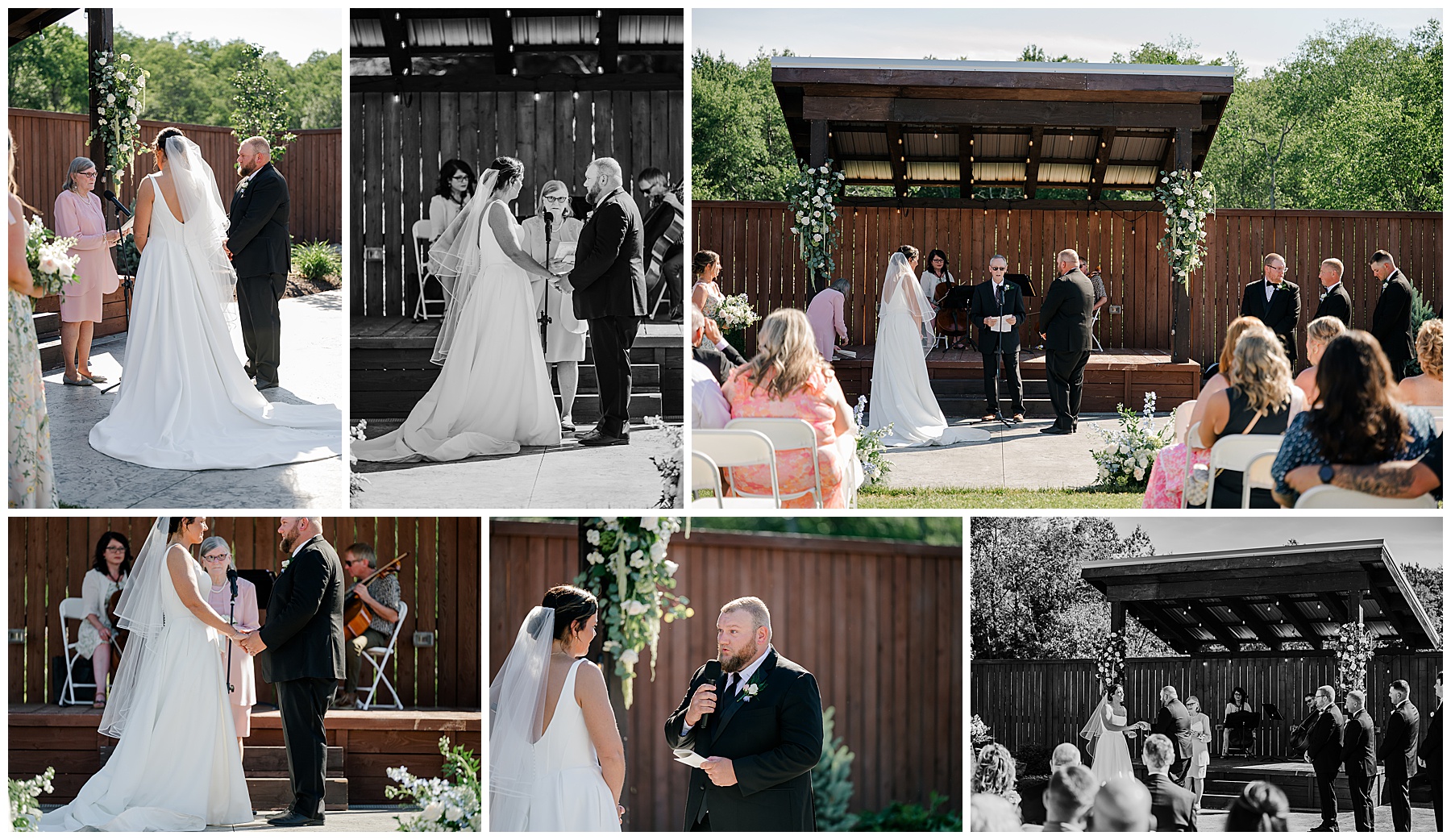 wedding ceremony at sonshine factory
