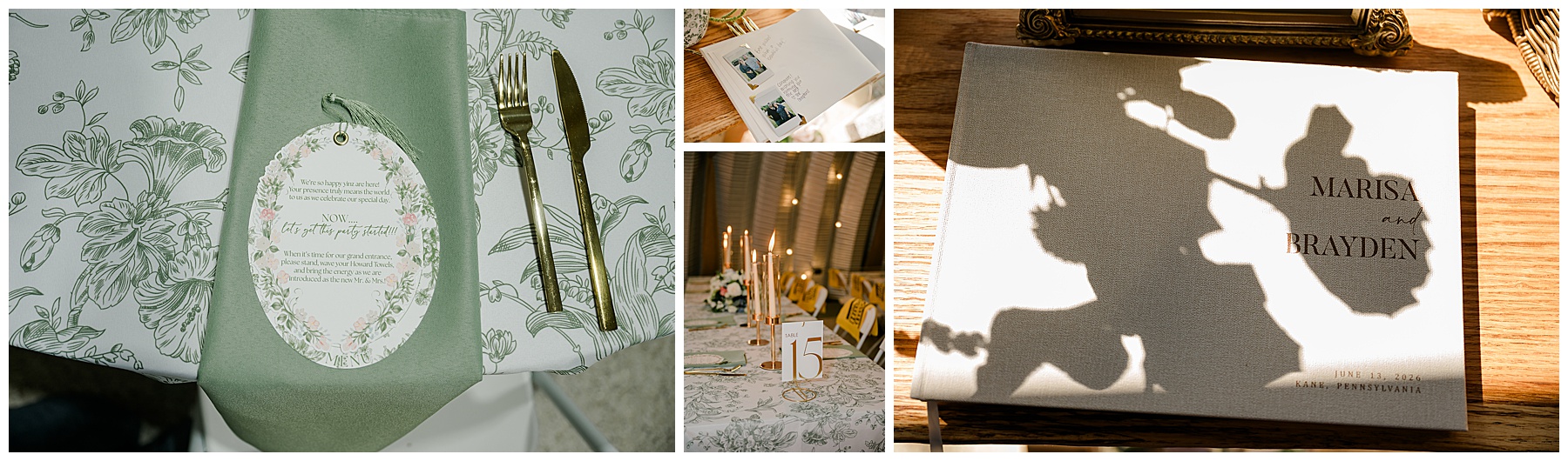 reception details