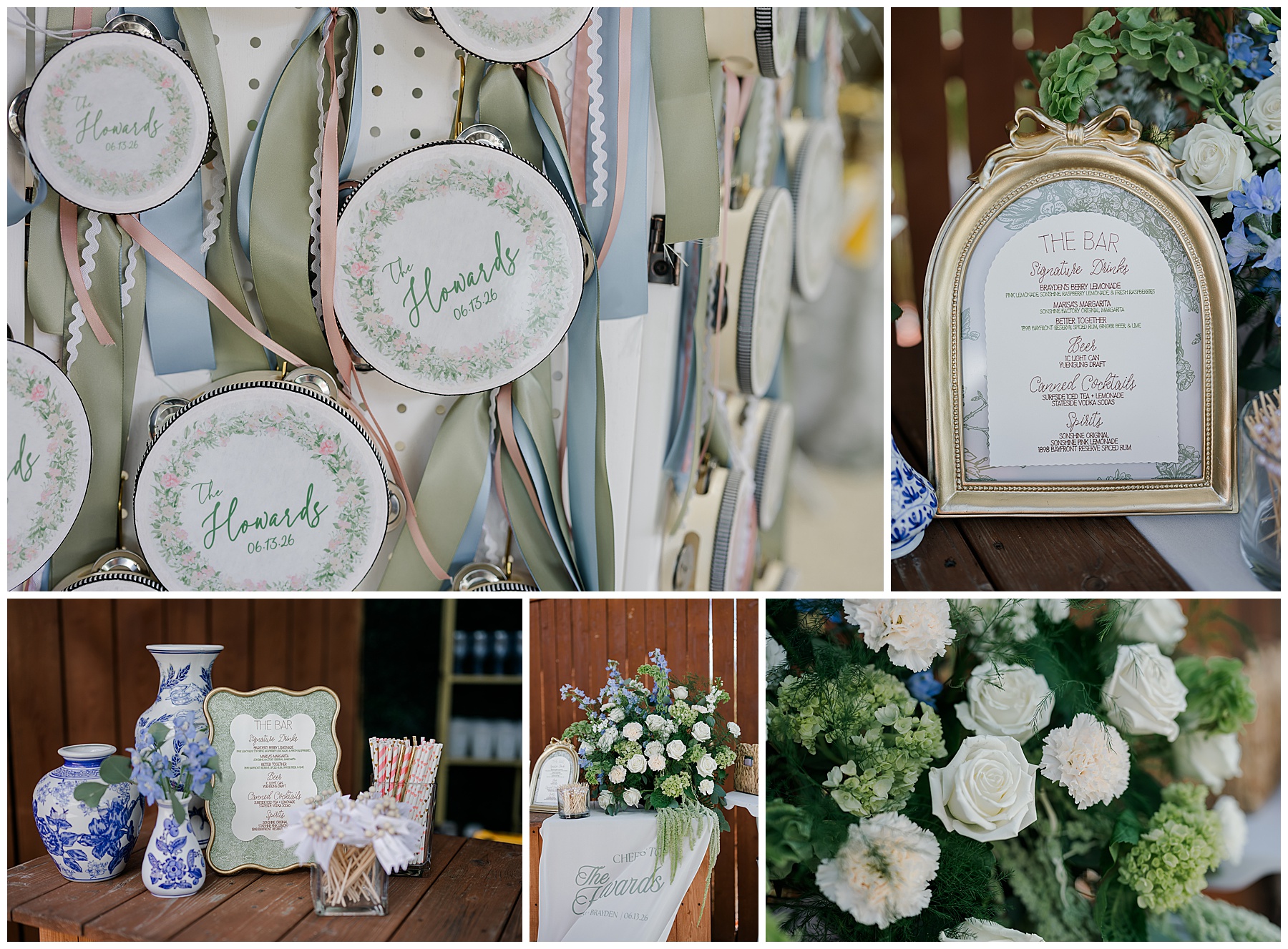 wedding reception details